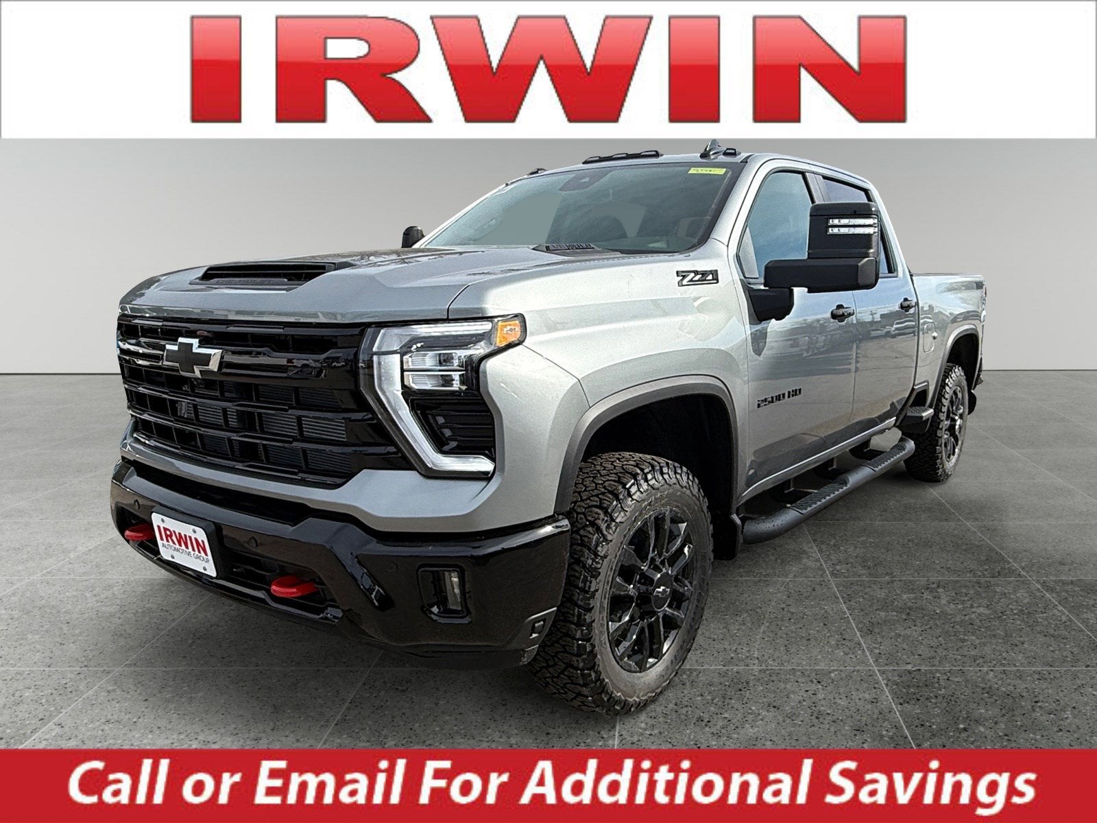 2026 Chevrolet Silverado 2500 HD LT in Sterling Gray Metallic — front three-quarter view