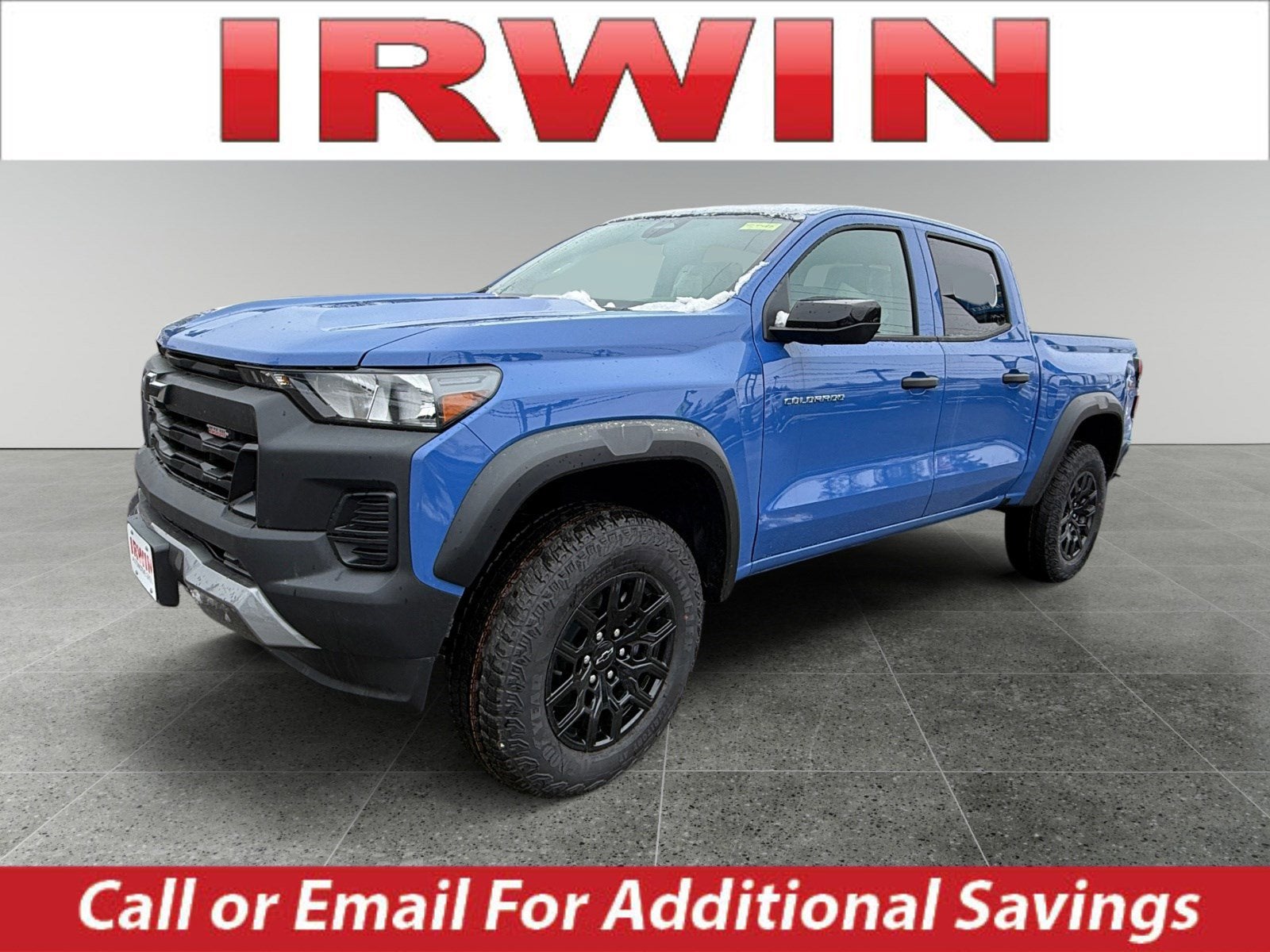 2026 Chevrolet Colorado Trail Boss in Reef Blue Metallic — front three-quarter view