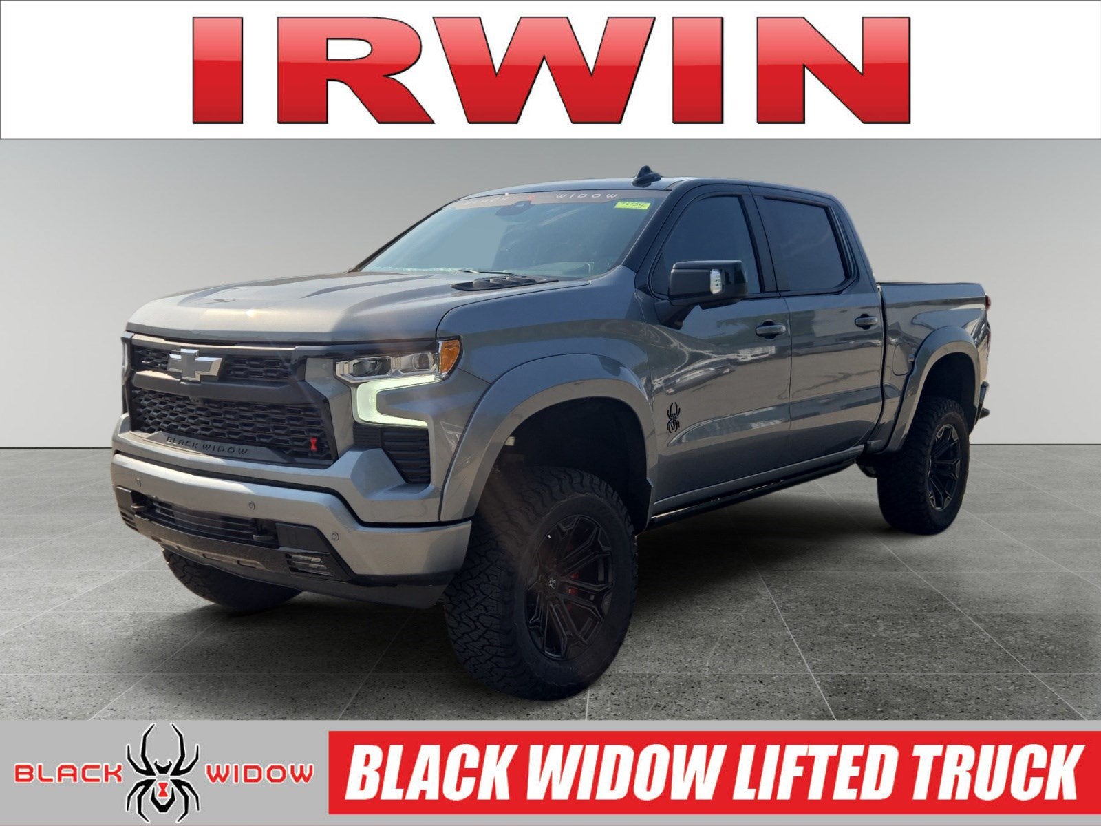 2026 Chevrolet Silverado 1500 RST in Sterling Gray Metallic — front three-quarter view