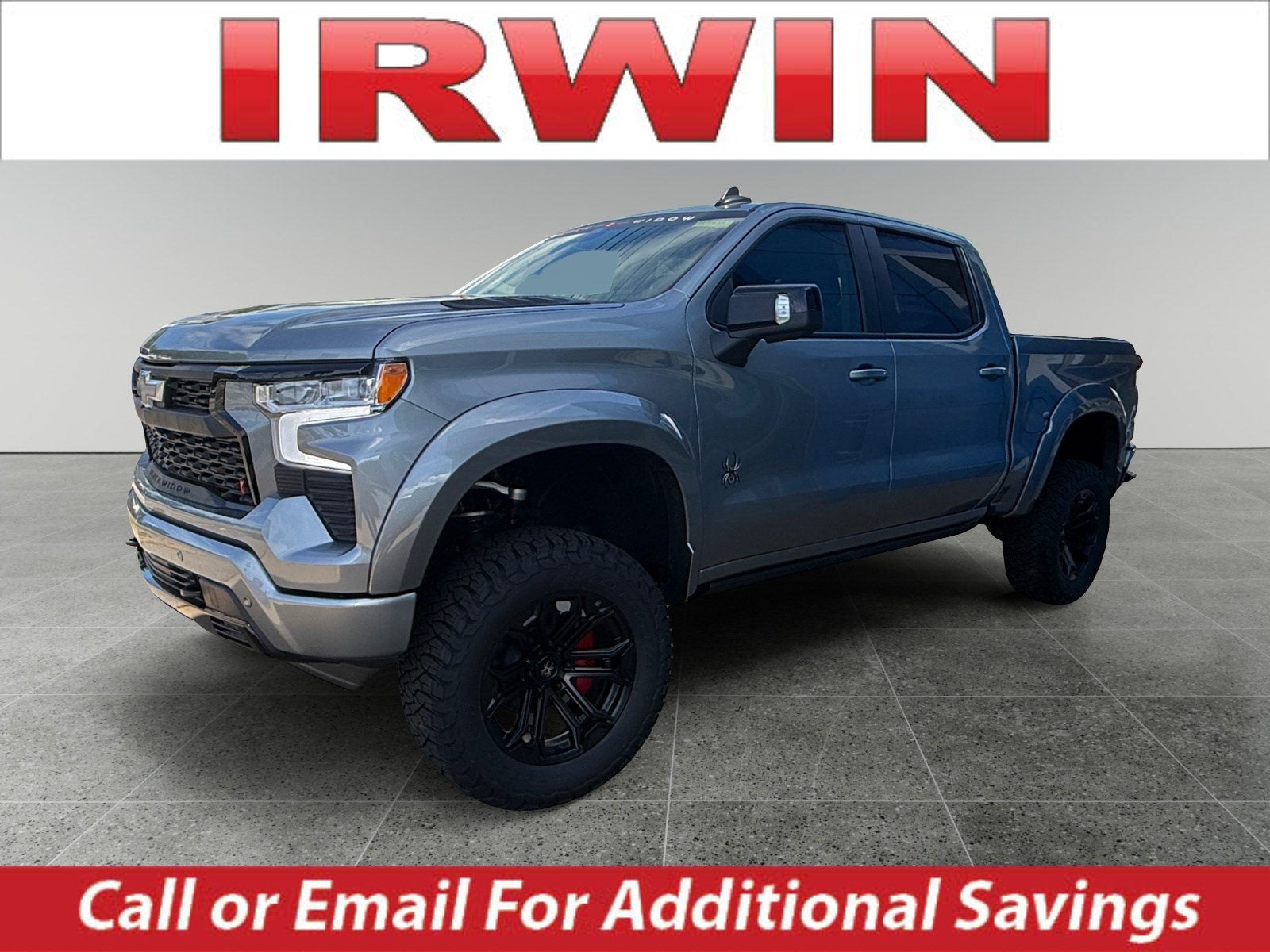 2026 Chevrolet Silverado 1500 RST in Sterling Gray Metallic — front three-quarter view