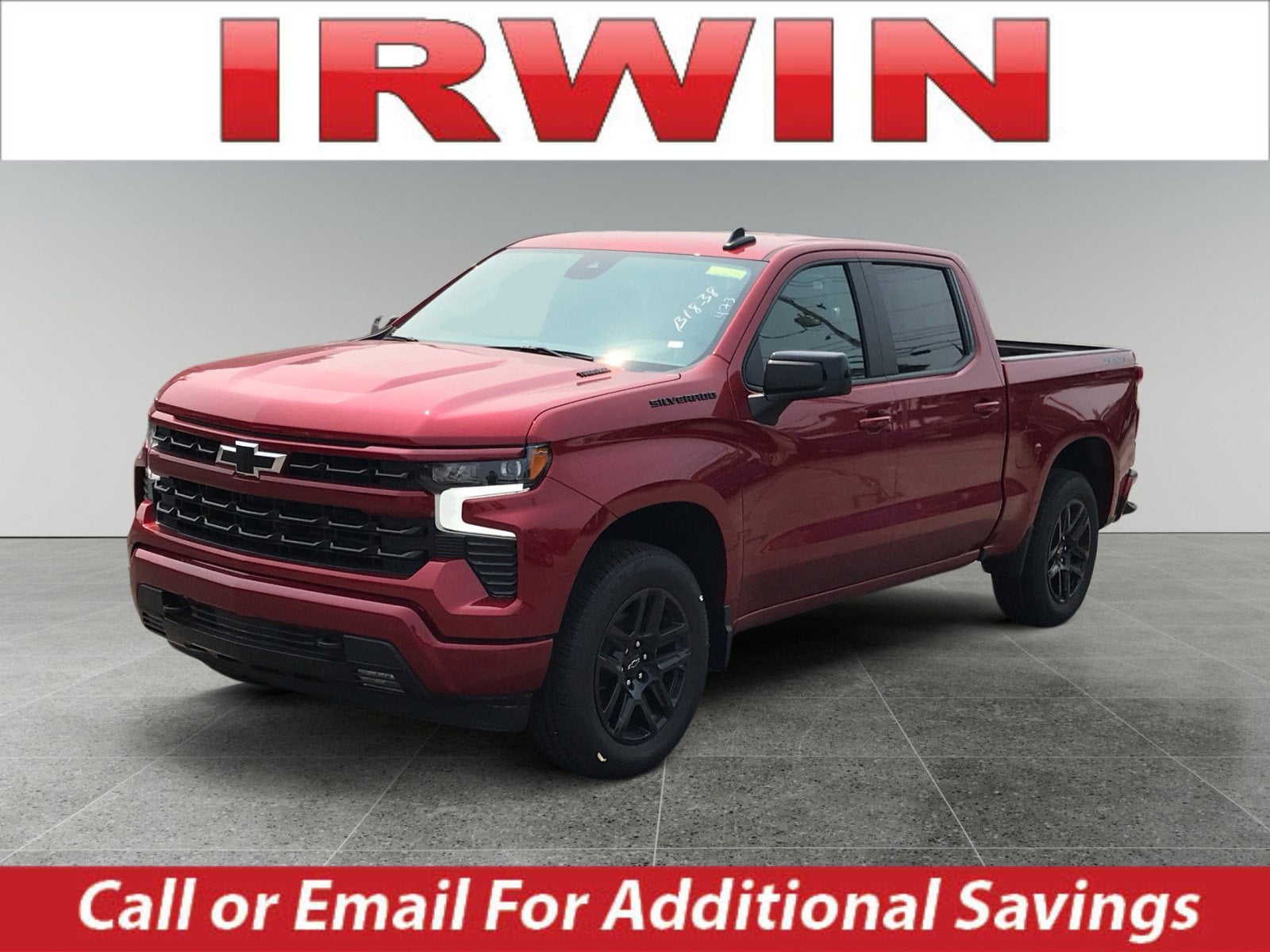 2025 Chevrolet Silverado 1500 RST in Radiant Red Tintcoat — front three-quarter view