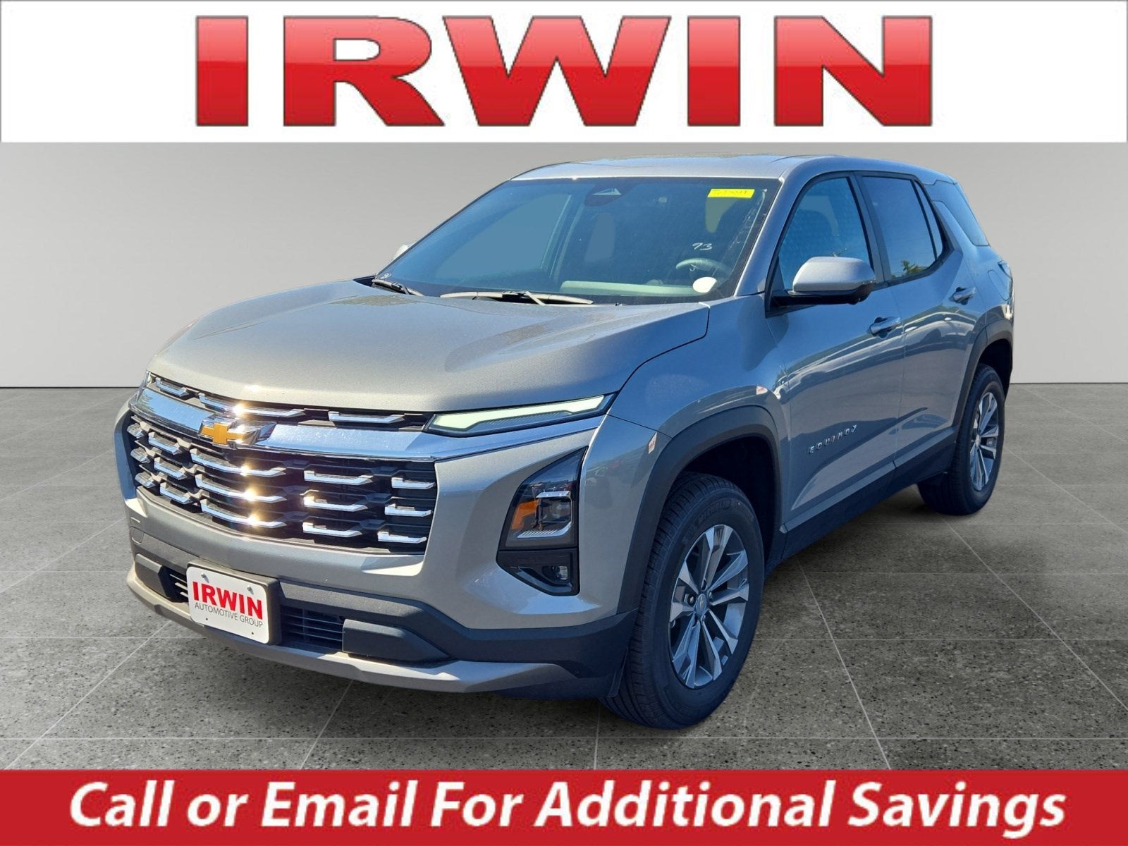 2026 Chevrolet Equinox LT in Sterling Gray Metallic — front three-quarter view