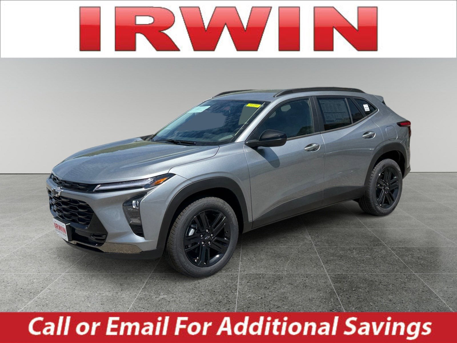 2026 Chevrolet Trax ACTIV in Sterling Gray Metallic — front three-quarter view