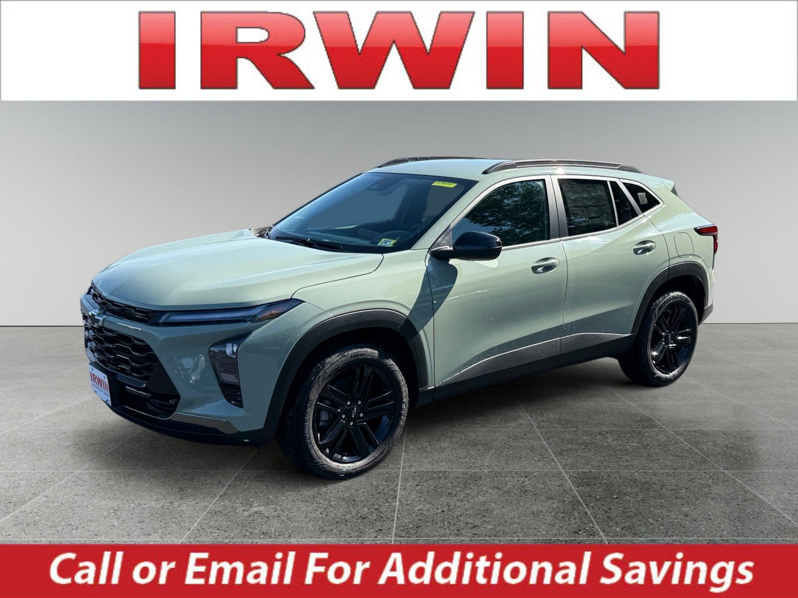 2026 Chevrolet Trax ACTIV in Cacti Green — front three-quarter view