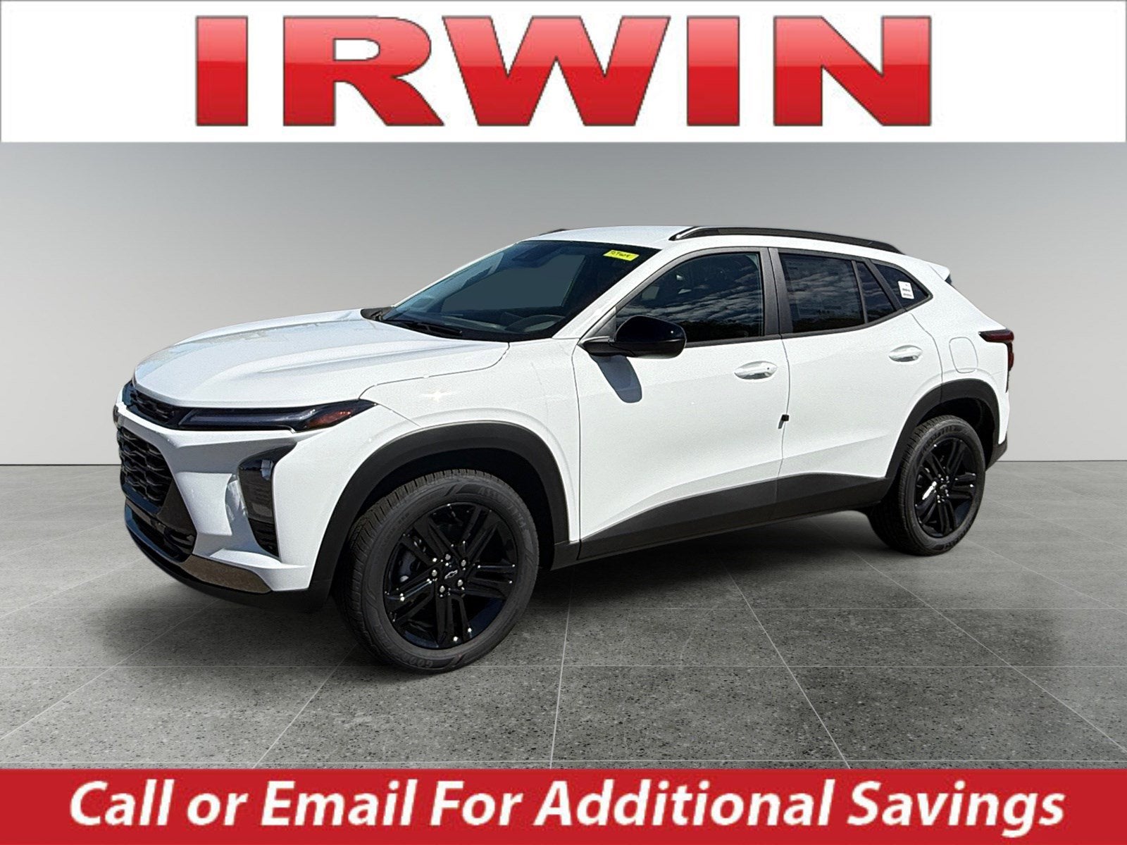 2026 Chevrolet Trax ACTIV in Summit White — front three-quarter view