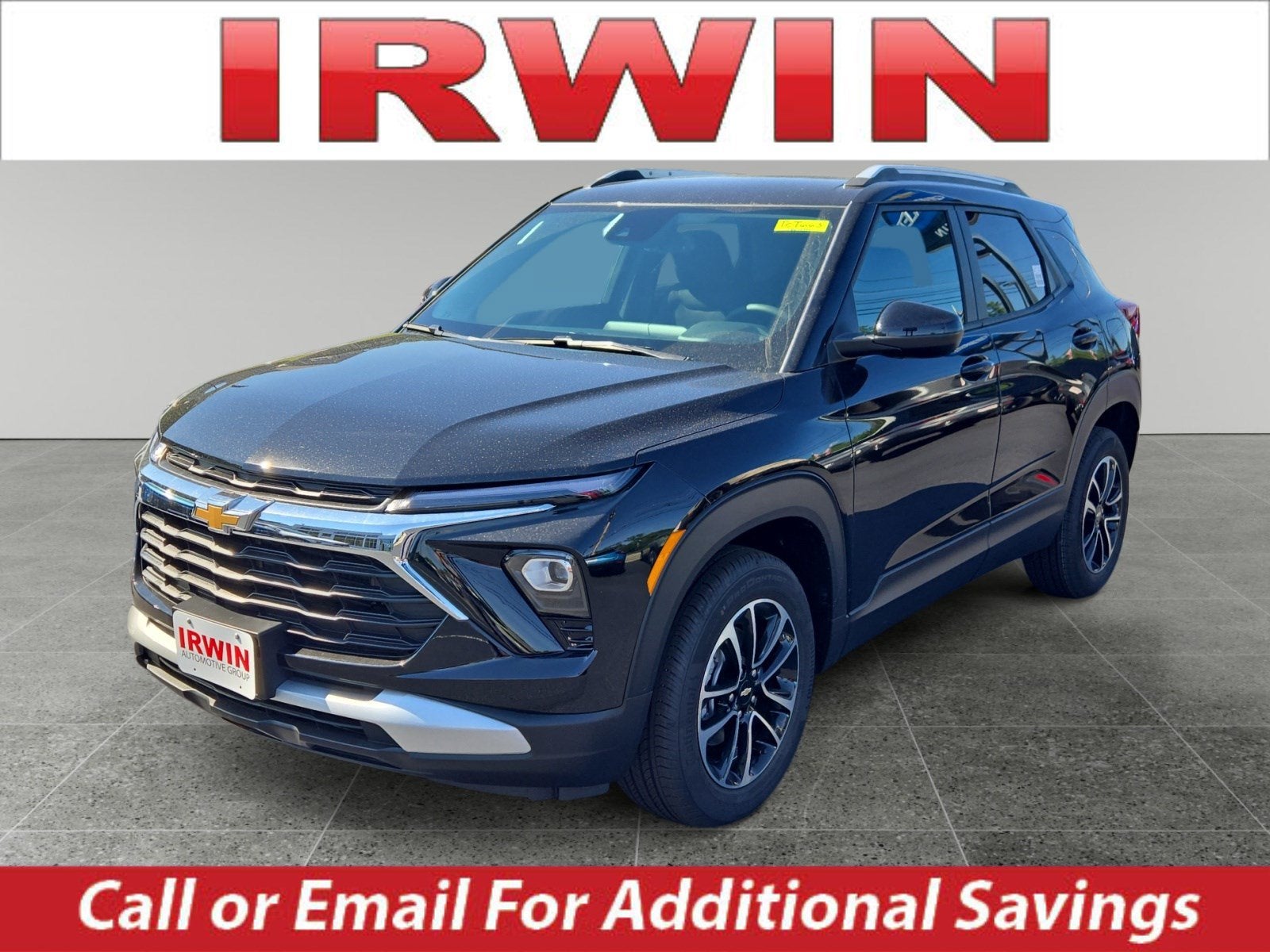 2026 Chevrolet Trailblazer LT in Mosaic Black Metallic — front three-quarter view