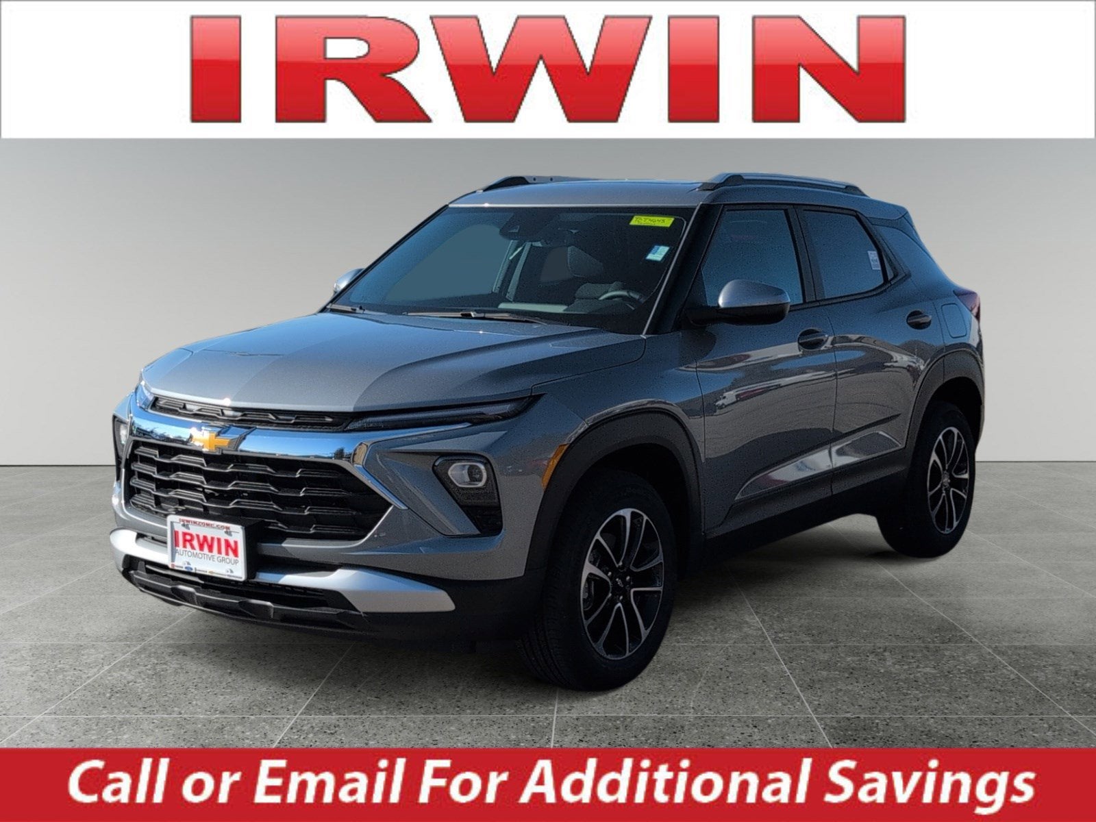 2026 Chevrolet Trailblazer LT in Sterling Gray Metallic — front three-quarter view