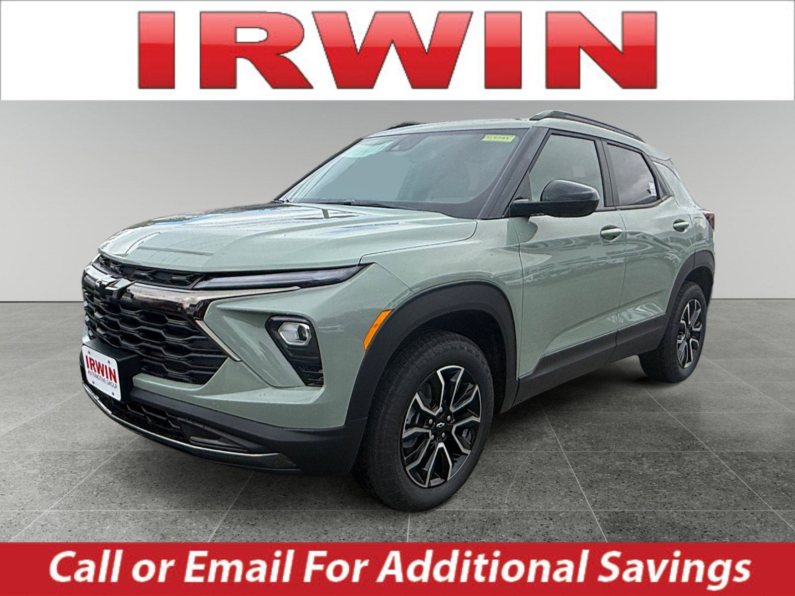 2026 Chevrolet Trailblazer ACTIV in Cacti Green — front three-quarter view