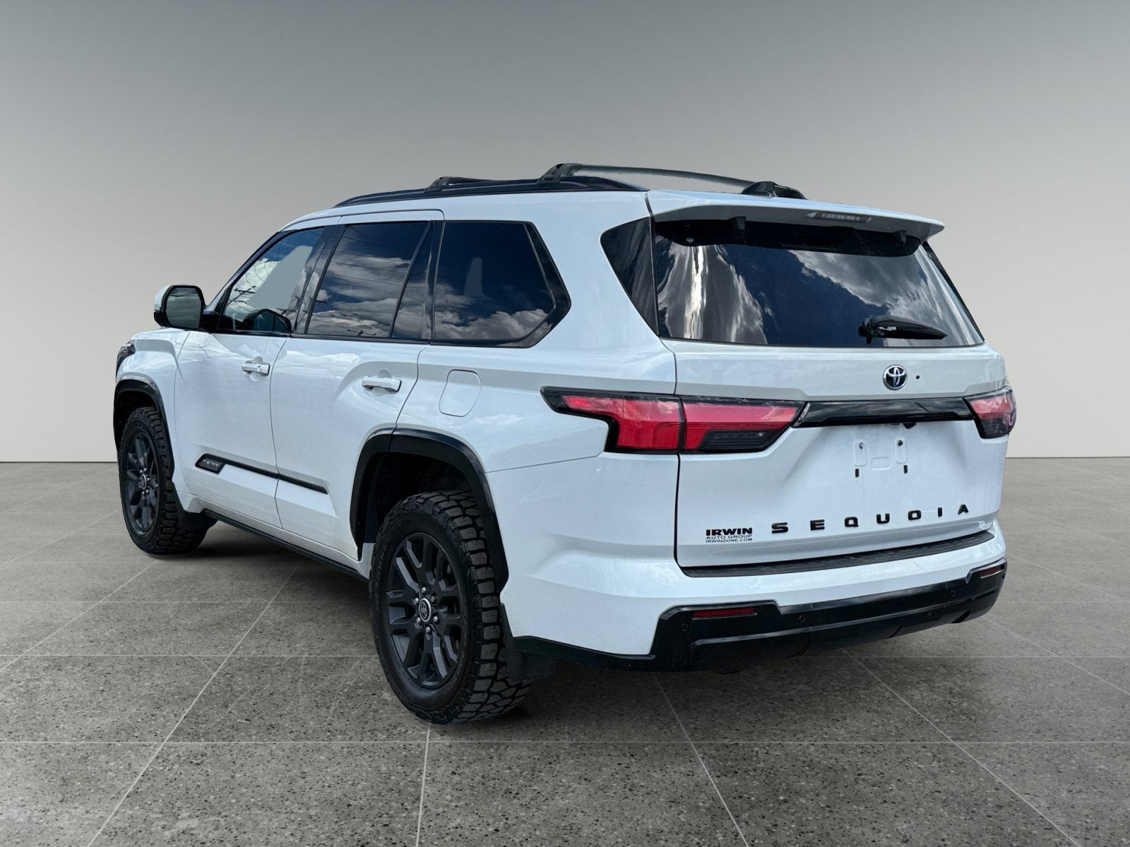 2023 Toyota Sequoia — rear three-quarter view